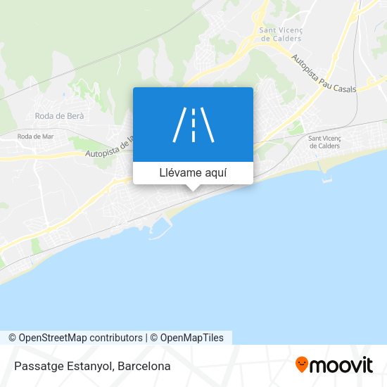 Mapa Passatge Estanyol