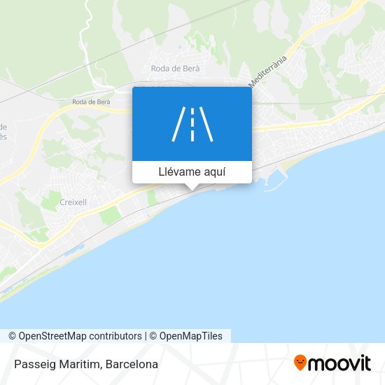 Mapa Passeig Maritim