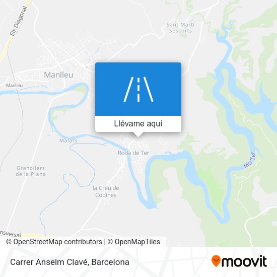 Mapa Carrer Anselm Clavé