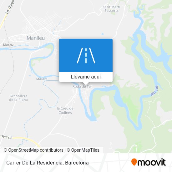 Mapa Carrer De La Residència