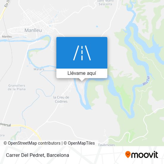 Mapa Carrer Del Pedret
