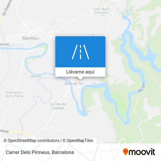 Mapa Carrer Dels Pirineus