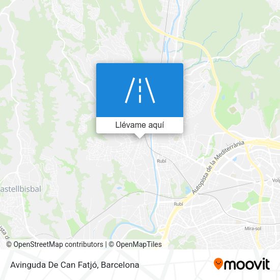Mapa Avinguda De Can Fatjó