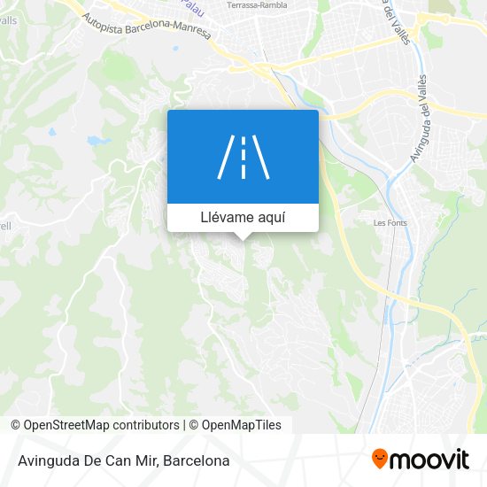 Mapa Avinguda De Can Mir