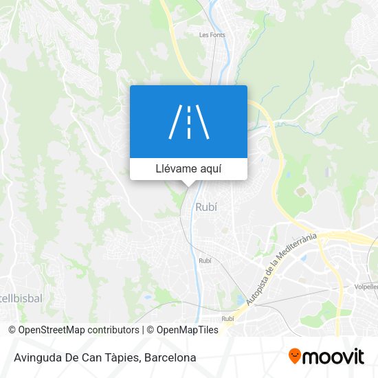Mapa Avinguda De Can Tàpies