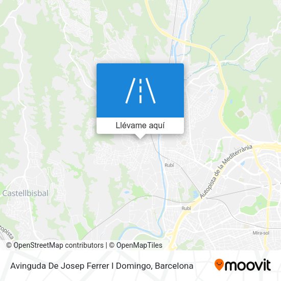 Mapa Avinguda De Josep Ferrer I Domingo