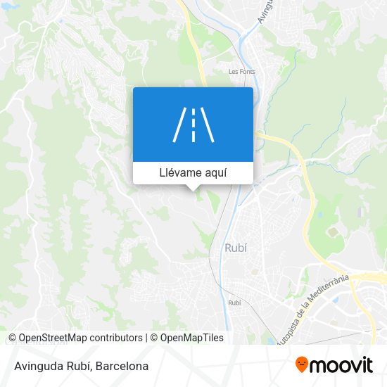 Mapa Avinguda Rubí