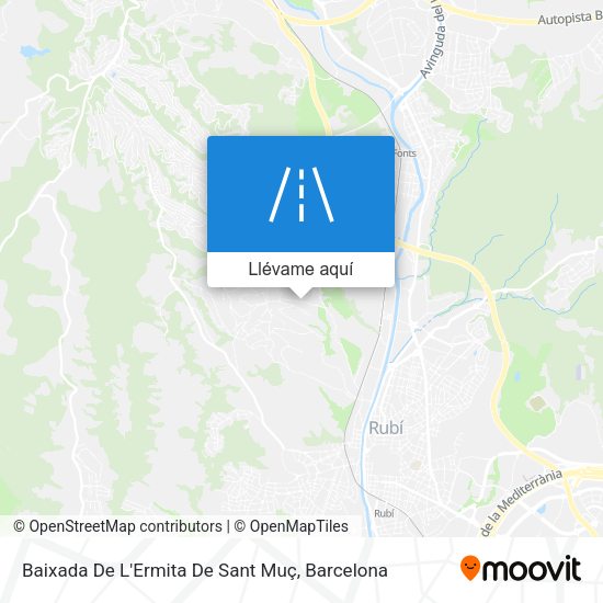 Mapa Baixada De L'Ermita De Sant Muç