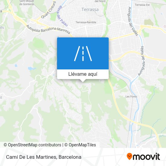 Mapa Camí De Les Martines