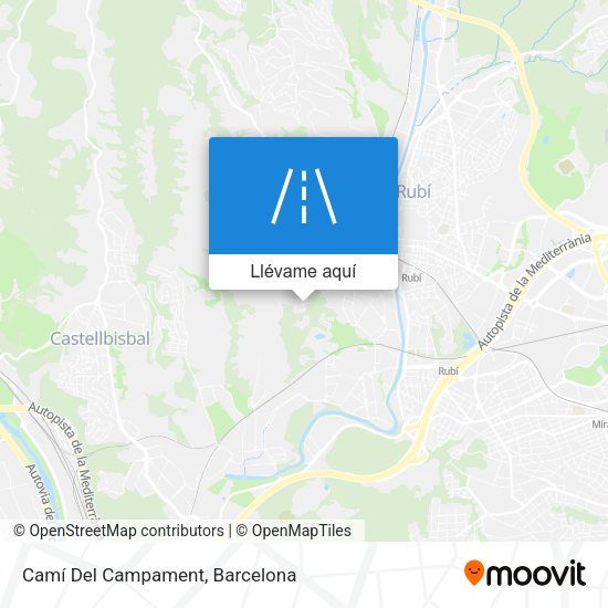 Mapa Camí Del Campament