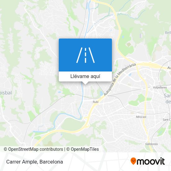 Mapa Carrer Ample