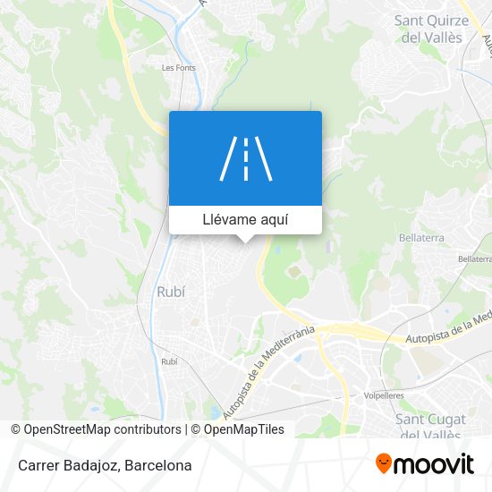 Mapa Carrer Badajoz
