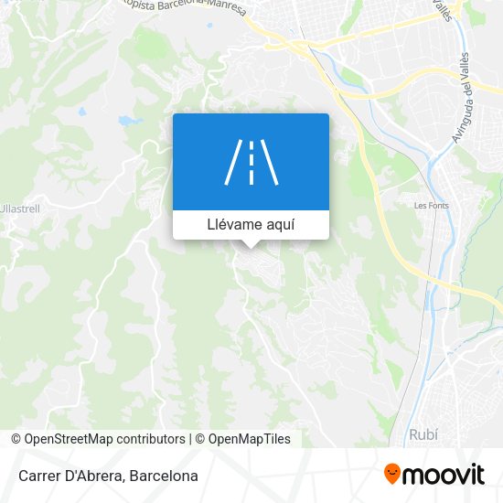 Mapa Carrer D'Abrera