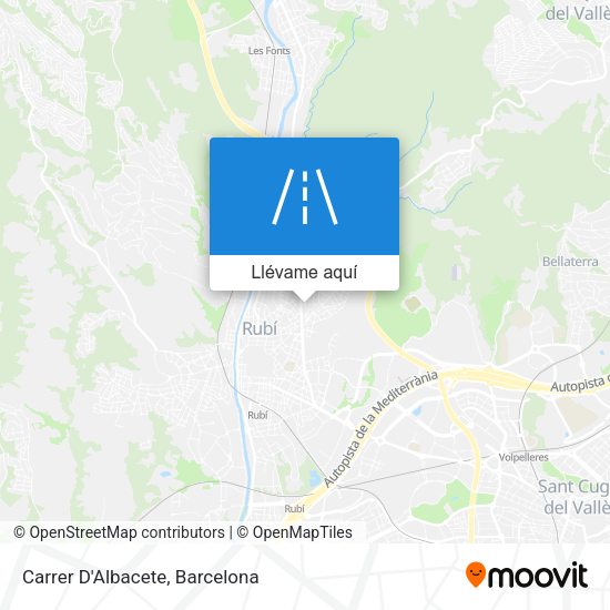 Mapa Carrer D'Albacete