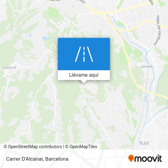Mapa Carrer D'Alcanar