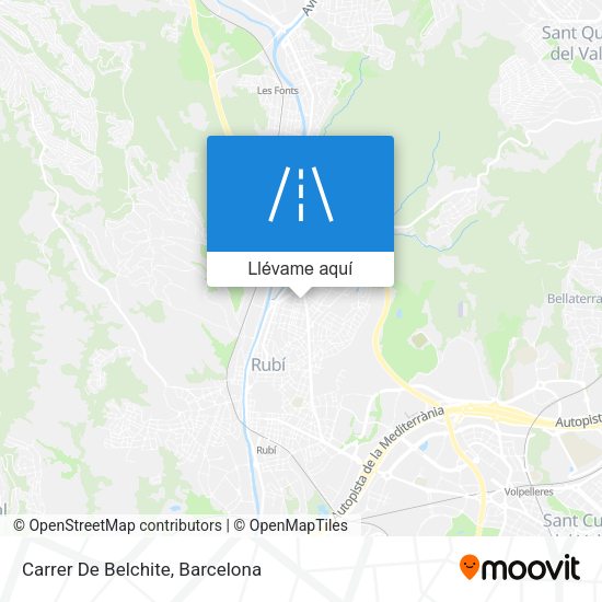 Mapa Carrer De Belchite