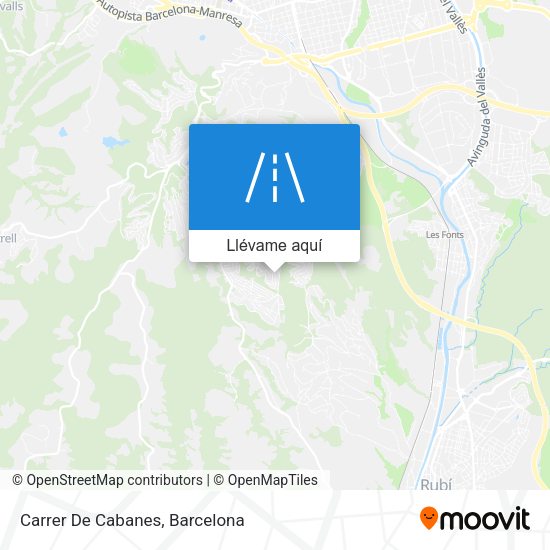 Mapa Carrer De Cabanes