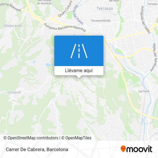 Mapa Carrer De Cabrera