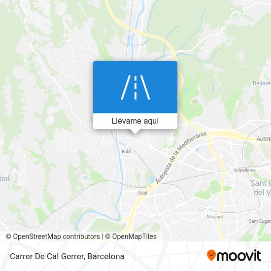 Mapa Carrer De Cal Gerrer
