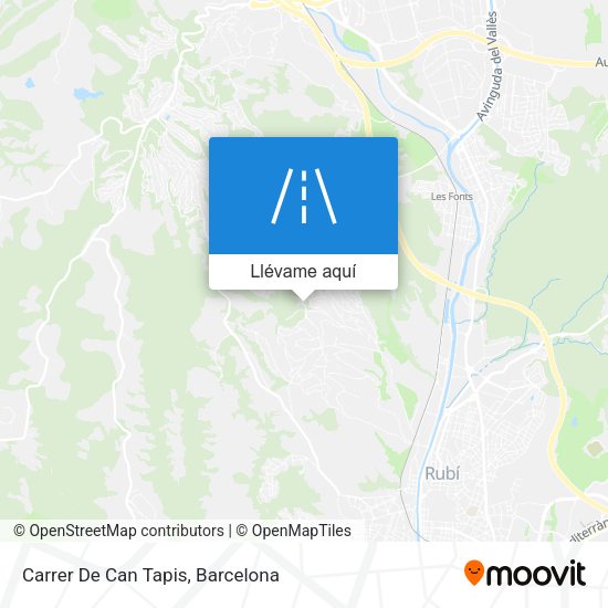 Mapa Carrer De Can Tapis