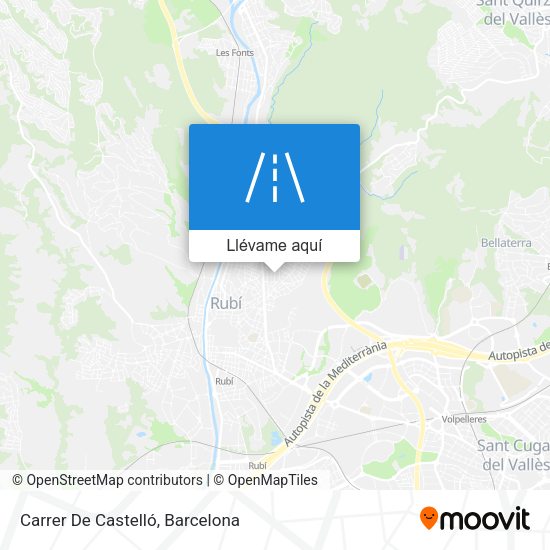 Mapa Carrer De Castelló
