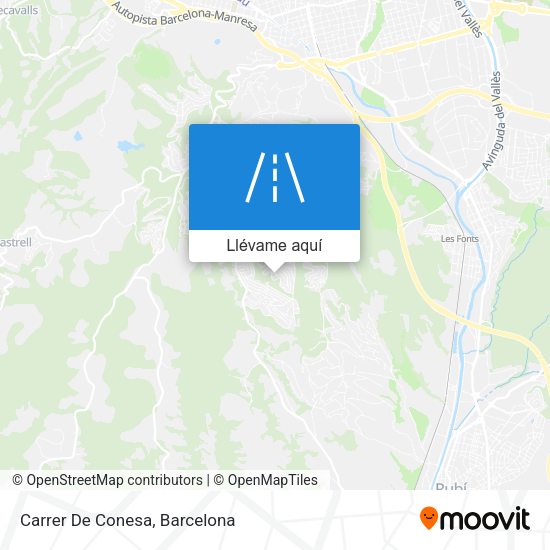 Mapa Carrer De Conesa