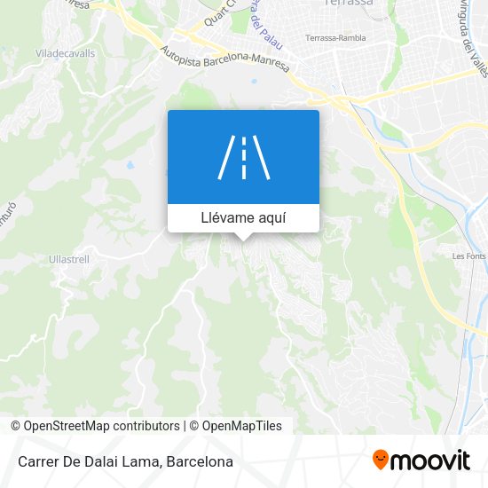 Mapa Carrer De Dalai Lama