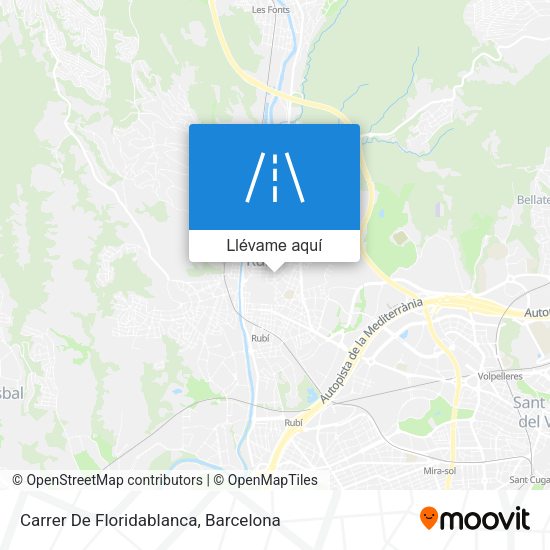 Mapa Carrer De Floridablanca
