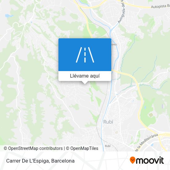 Mapa Carrer De L'Espiga