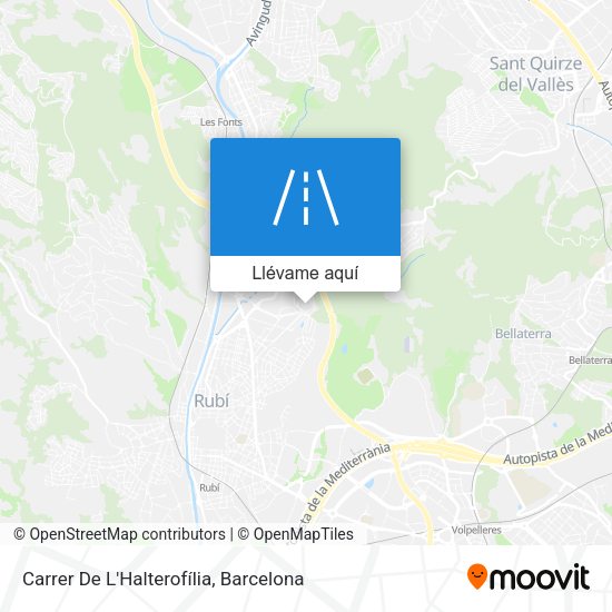 Mapa Carrer De L'Halterofília