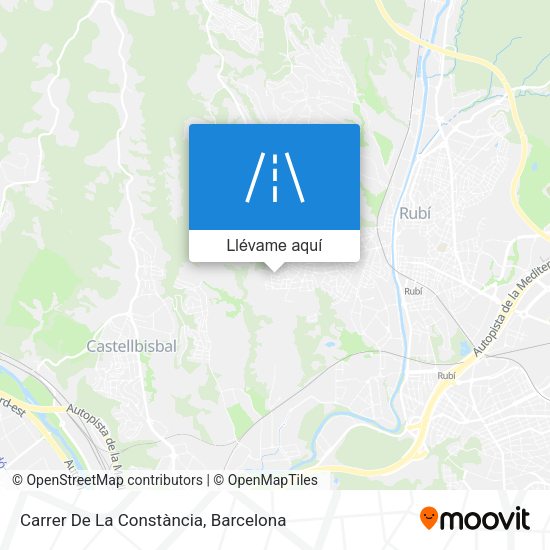 Mapa Carrer De La Constància