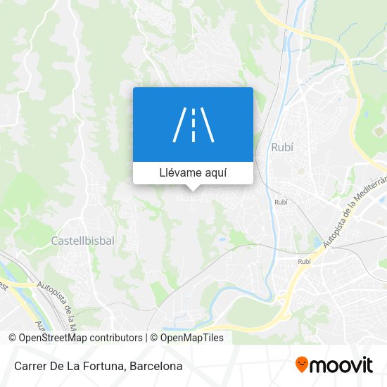 Mapa Carrer De La Fortuna