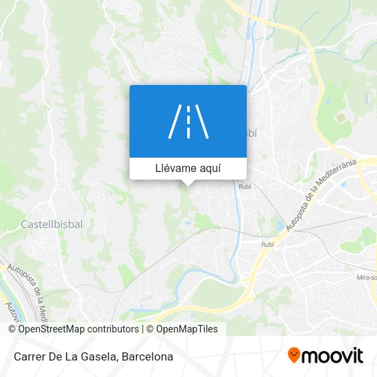 Mapa Carrer De La Gasela