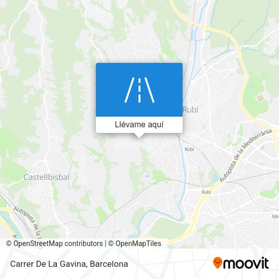 Mapa Carrer De La Gavina