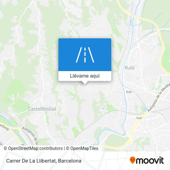 Mapa Carrer De La Llibertat
