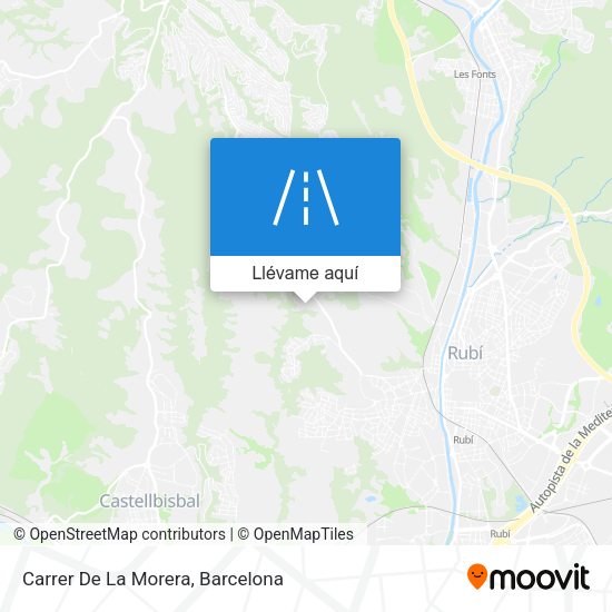 Mapa Carrer De La Morera