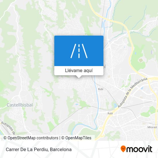 Mapa Carrer De La Perdiu