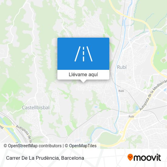 Mapa Carrer De La Prudència