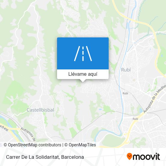 Mapa Carrer De La Solidaritat