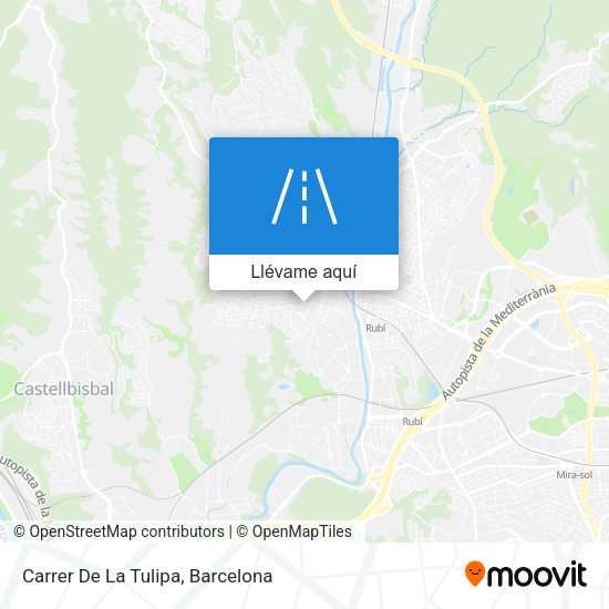Mapa Carrer De La Tulipa