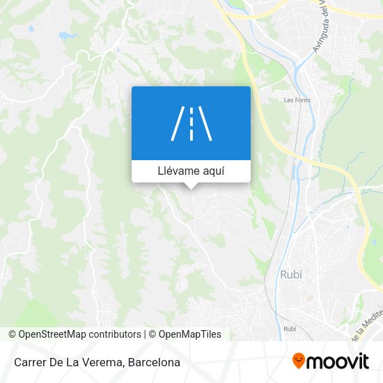 Mapa Carrer De La Verema