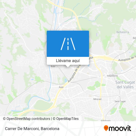 Mapa Carrer De Marconi