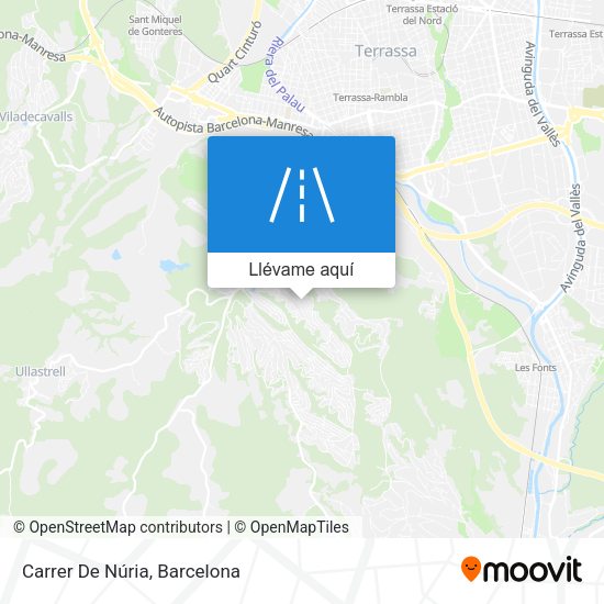Mapa Carrer De Núria