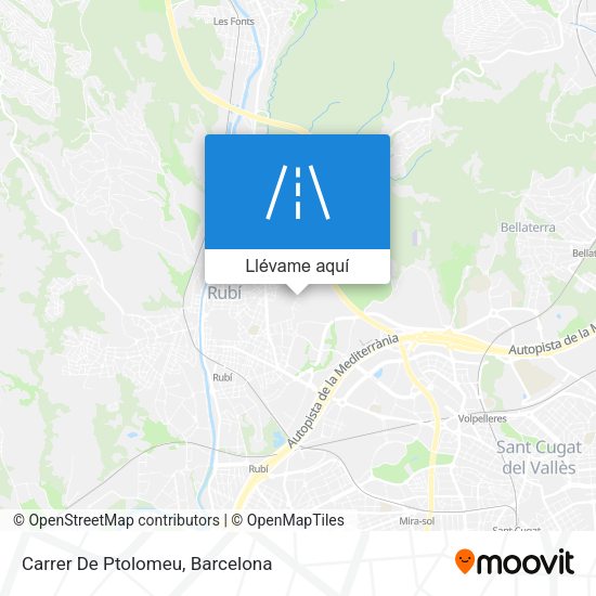 Mapa Carrer De Ptolomeu