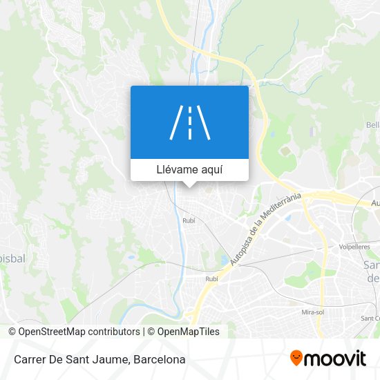 Mapa Carrer De Sant Jaume