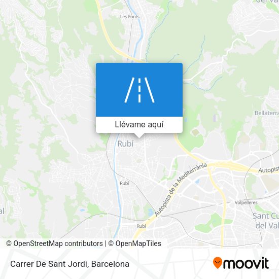 Mapa Carrer De Sant Jordi
