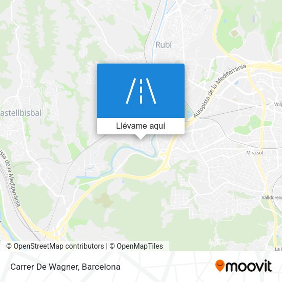 Mapa Carrer De Wagner