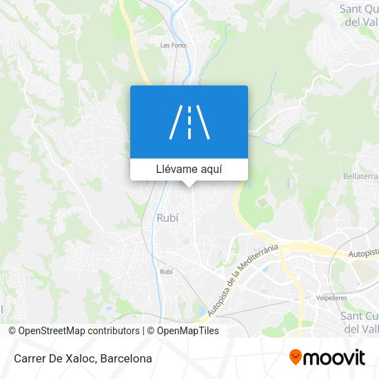 Mapa Carrer De Xaloc
