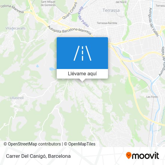 Mapa Carrer Del Canigó