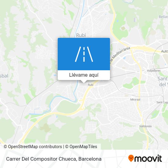 Mapa Carrer Del Compositor Chueca